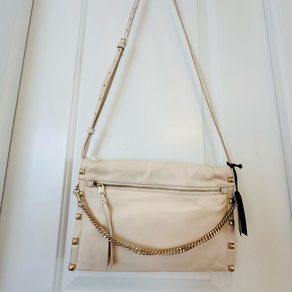 All Saints Alex leather crossbody / clutch purse - Picture 2 of 8